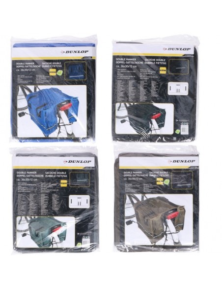 Dunlop torba rowerowa podwójna na bagażnik 26l Akcesoria rowerowe