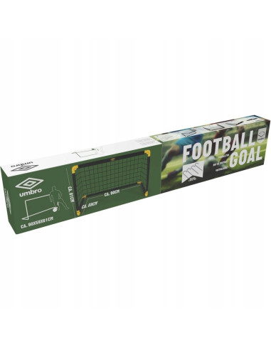 Umbro bramka do piłki nożnej 90x59x61cm Zestawy do siatkówki, badmintona, piłki nożnej