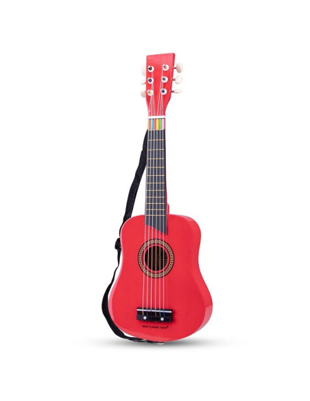 New Classic Toys Gitara de Luxe czerwona Muzyczne