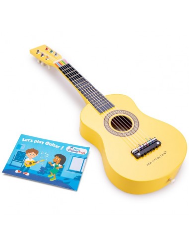 New Classic Toys Gitara żółta Muzyczne