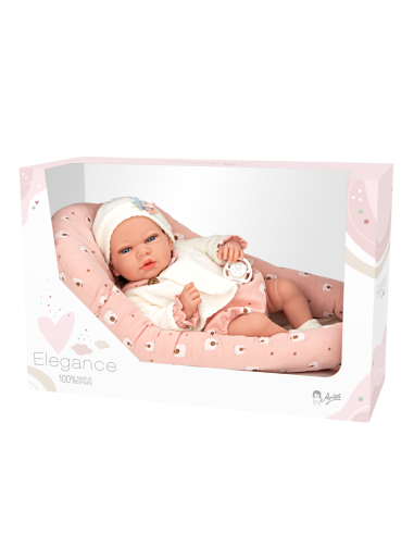 Munecas Arias lalka Andie Elegance 40 cm z przewijakiem Lalki