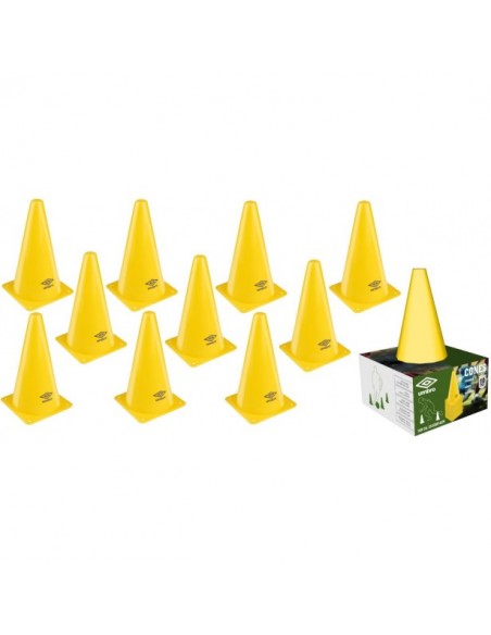 Umbro zestaw pachołków treningowych 10 szt Zestawy do siatkówki, badmintona, piłki nożnej