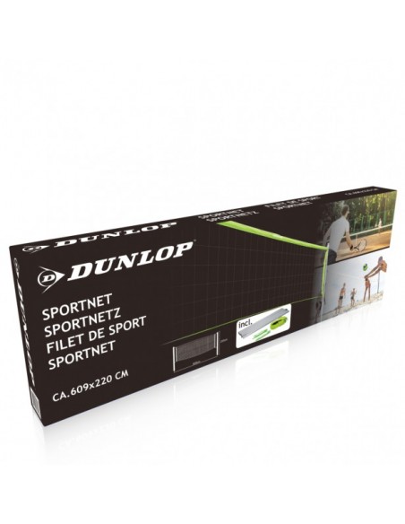 Dunlop siatka sportowa do siatkówki, badmintona Zestawy do siatkówki, badmintona, piłki nożnej