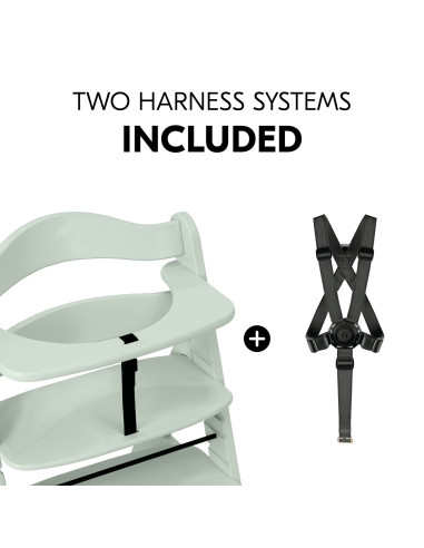 Hauck krzesełko Alpha+ Mint Krzesełka do karmienia