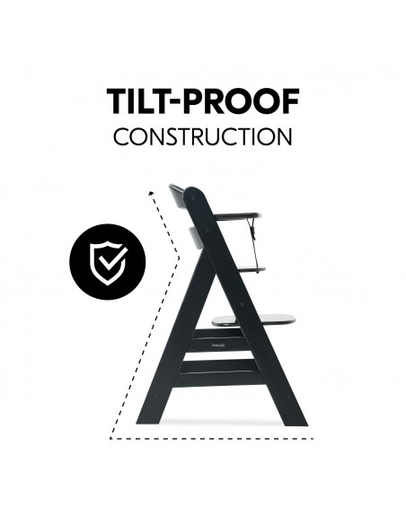 Hauck krzesełko Alpha+ Black Krzesełka do karmienia