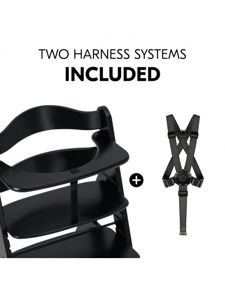 Hauck krzesełko Alpha+ Black Krzesełka do karmienia