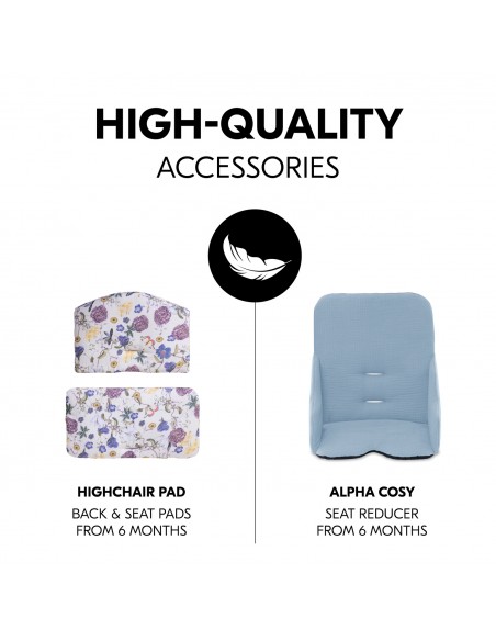 Hauck krzesełko Alpha+ Black Krzesełka do karmienia