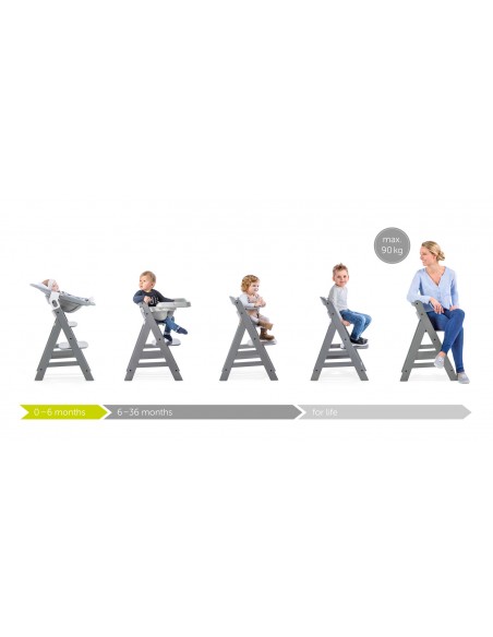 Hauck krzesełko Alpha+ Black Krzesełka do karmienia