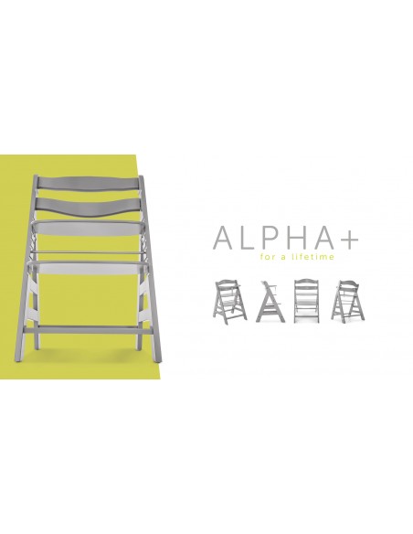 hauck krzesełko Alpha+ grey Krzesełka do karmienia