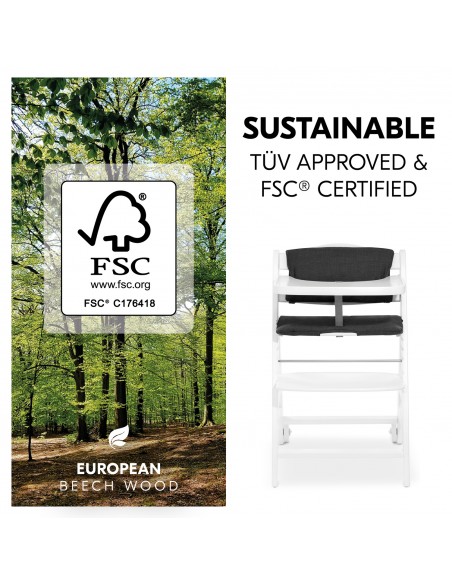 hauck krzesełko Beta+White Krzesełka do karmienia