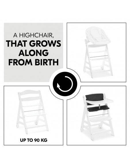hauck krzesełko Beta+White Krzesełka do karmienia