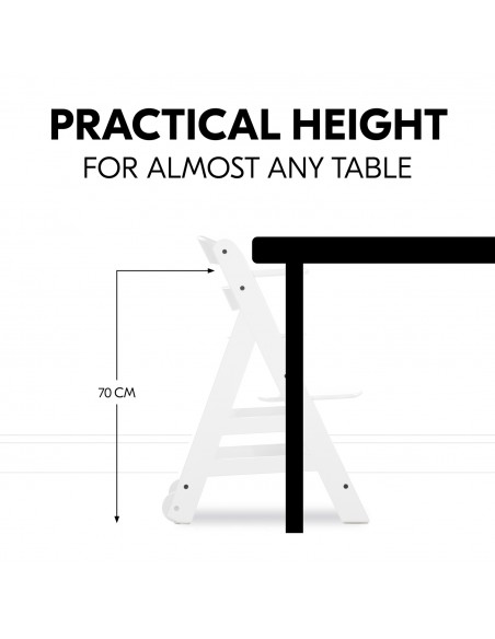 hauck krzesełko Beta+White Krzesełka do karmienia