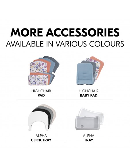 hauck krzesełko Beta+White Krzesełka do karmienia