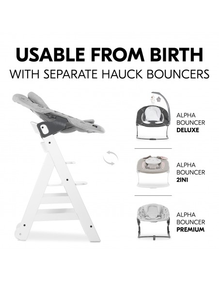 hauck krzesełko Beta+White Krzesełka do karmienia