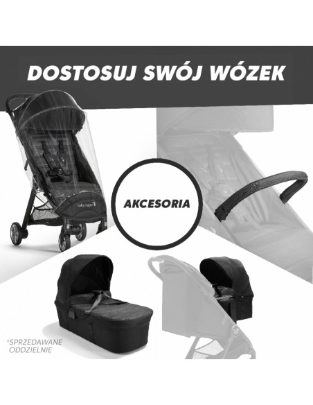 BBJ WOZEK CITY TOUR 2 SHADOW GREY 2145179 Wózki spacerowe