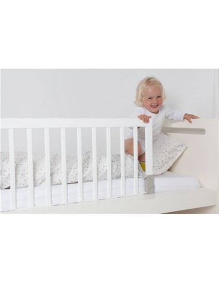 Baby Dan - Drewniana barierka ochronna do łóżka, white Zabezpieczenia łóżek