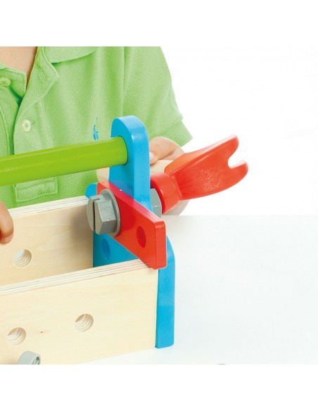 Molto drewniana skrzynia z narzędziami Puzzle