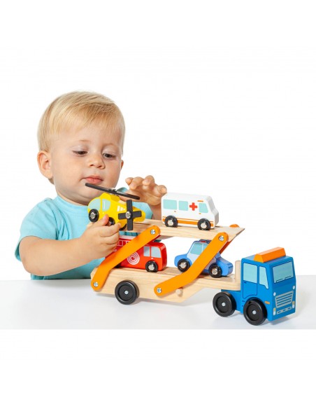 Molto Laweta z samochodami ratunkowymi Pojazdy