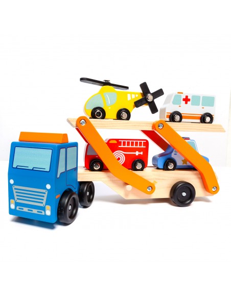 Molto Laweta z samochodami ratunkowymi Pojazdy