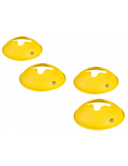 Umbro stożki, talerzyki treningowe 4 szt Zestawy do siatkówki, badmintona, piłki nożnej
