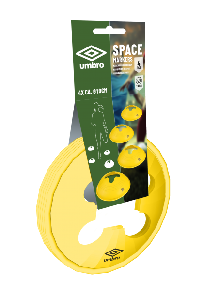 Umbro stożki, talerzyki treningowe 4 szt Zestawy do siatkówki, badmintona, piłki nożnej