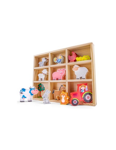 New Classic Toys zwierzęta gospodarskie w pudełku Edukacyjne