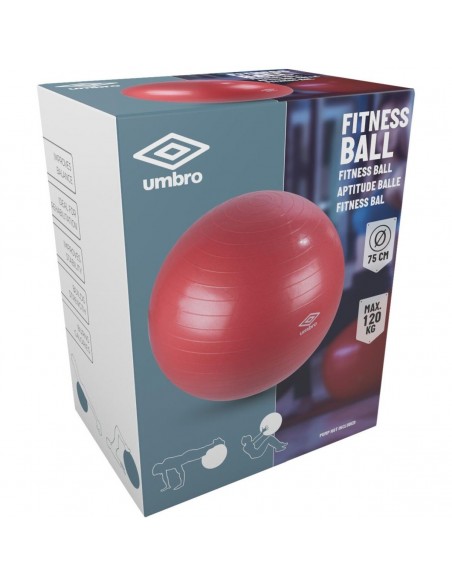 Umbro Piłka fitness 75 cm czerwona Dla mamy