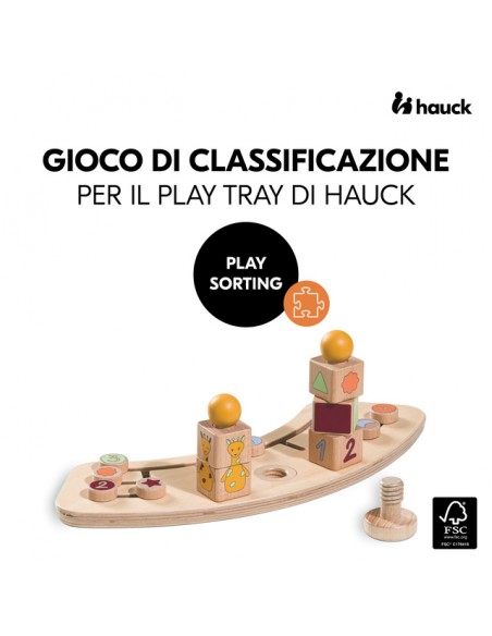 hauck zabawka do krzesełka Alpha sorter z żyrafą Krzesełka do karmienia