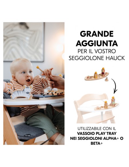 hauck zabawka do krzesełka Alpha sorter z żyrafą Krzesełka do karmienia
