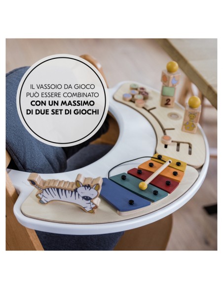 hauck zabawka do krzesełka Alpha sorter z żyrafą Krzesełka do karmienia