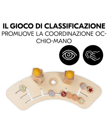 hauck zabawka do krzesełka Alpha sorter z żyrafą Krzesełka do karmienia