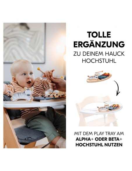 hauck zabawka do krzesełka Alpha\n cymbałki z zebrą Krzesełka do karmienia
