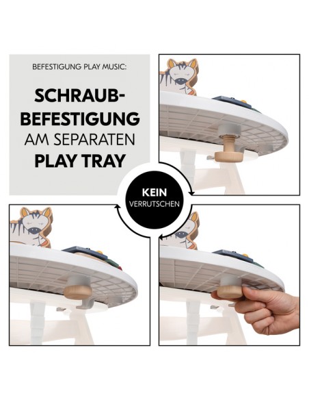 hauck zabawka do krzesełka Alpha\n cymbałki z zebrą Krzesełka do karmienia