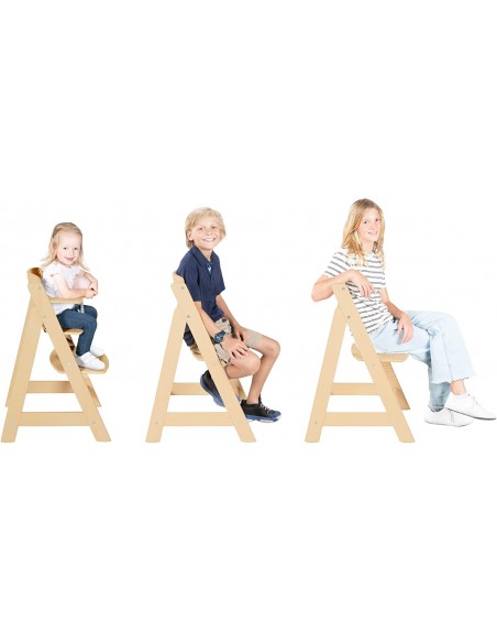 Roba drewniane krzesełko Sit Up Flex naturalne Krzesełka do karmienia