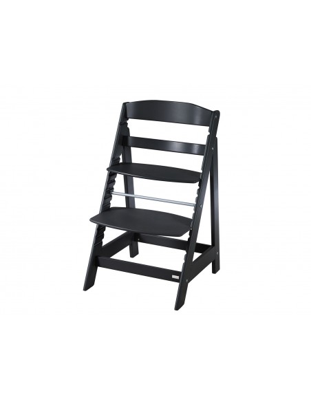 Roba drewniane krzesełko Sit Up Flex czarne Krzesełka do karmienia