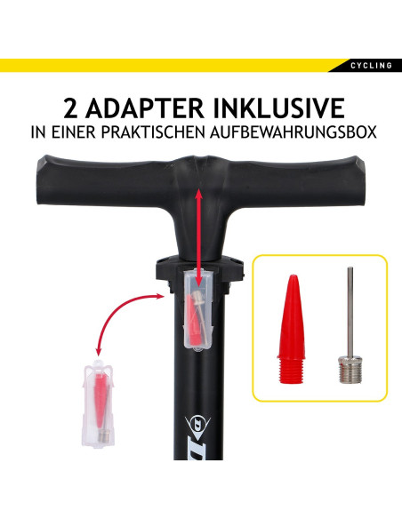 Dunlop pompka warsztatowo-rowerowa 12 bar Akcesoria rowerowe