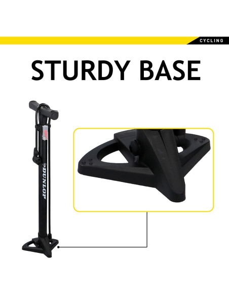 Dunlop pompka warsztatowo-rowerowa 12 bar Akcesoria rowerowe