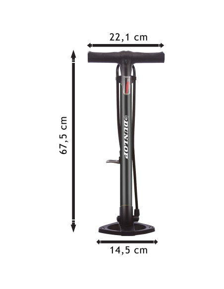 Dunlop pompka warsztatowo-rowerowa 12 bar Akcesoria rowerowe