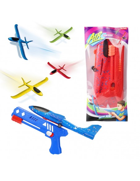 Toi-Toys Zestaw pistolet i samolot piankowy Strona główna
