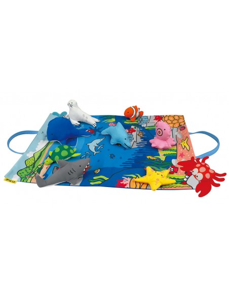 Mata edukacyjna z zabawkami - Ocean Edukacyjne