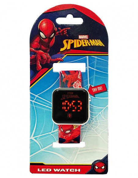 Zegarek cyfrowy, led - Spiderman Edukacyjne