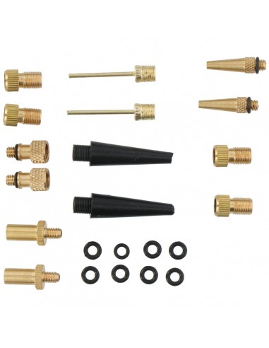 DUNLOP ZESTAW 14 ADAPTERÓW DO POMPEK Akcesoria rowerowe