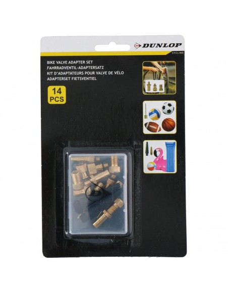 DUNLOP ZESTAW 14 ADAPTERÓW DO POMPEK Akcesoria rowerowe