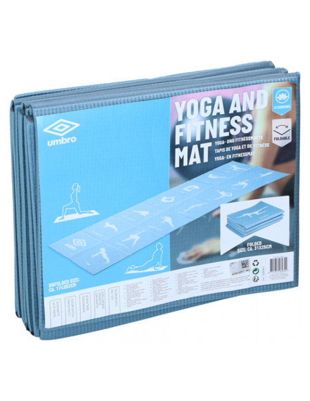 Umbro Składana mata do ćwiczeń jogi 173x61cm Akcesoria rowerowe