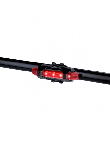 DUNLOP ZESTAW LAMP ROWEROWYCH LED, ŁADOWANIE USB Akcesoria rowerowe
