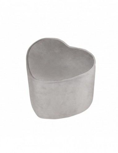 roba pufa dla dzieci w kształcie serca Lil Sofa szara W domu