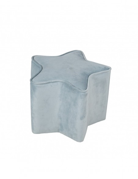 roba pufa dla dzieci w kształcie gwiazdy jasnoniebieska W domu