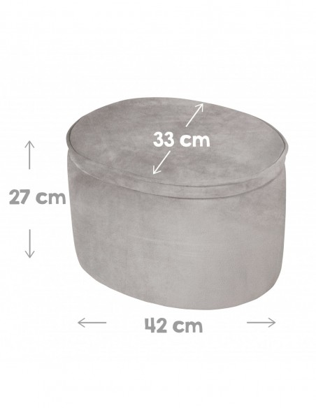 roba pufa dla dzieci szara W domu