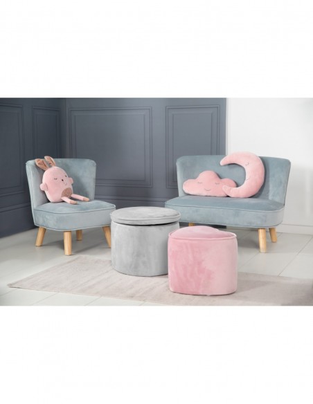 roba pufa dla dzieci szara W domu