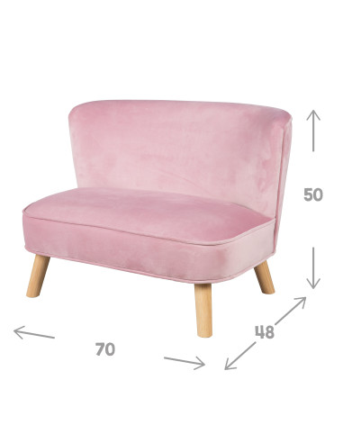 roba dziecięca sofa Lil Sofa różowa W domu